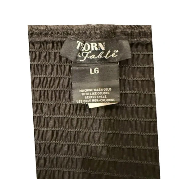 Volcom Black and Cream Floral Top - Picture 7 of 9